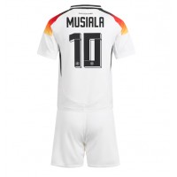 Maglia Calcio Germania Jamal Musiala #10 Prima Divisa Bambino Europei 2024 Manica Corta (+ pantaloncini)